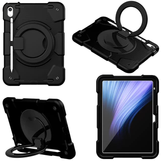 เคสสำหรับ For iPad ไอแพด 11th 10th 7th 8th 9th Gen 10.2 "2019 2020 2021 Air4/5 10.9 Air11ขาตั้งขนาดใหญ่พร้อมสายคล้องไหล่
