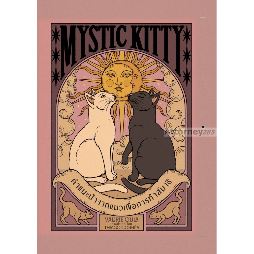 Mystic Kitty คำแนะนำจากแมวเพื่อการทำสมาธิ (ปกแข็ง)