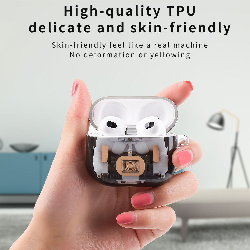 กันกระแทกหรูหรา Anti Scratch สําหรับ AirPods Pro3 4ANC ผิวหูฟังปลอก AirPod 4/3/Pro Pro2 กรณี AirPods 4 ฝาครอบ