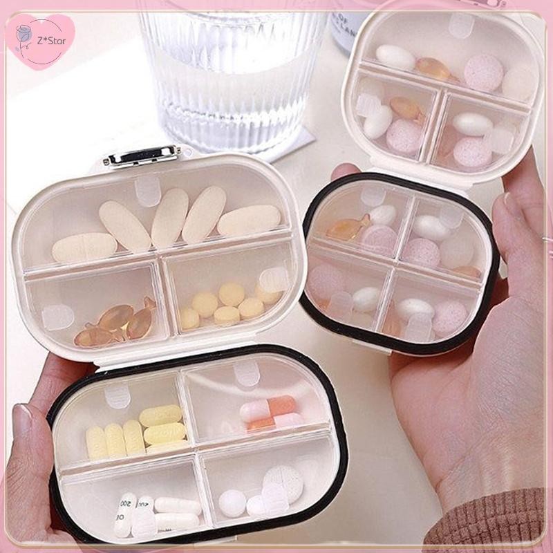 Z*Star Pill Box Travel Mini Pill Box Lightweight 7partment Medicine Pill Case Pill Box Medicine Orga