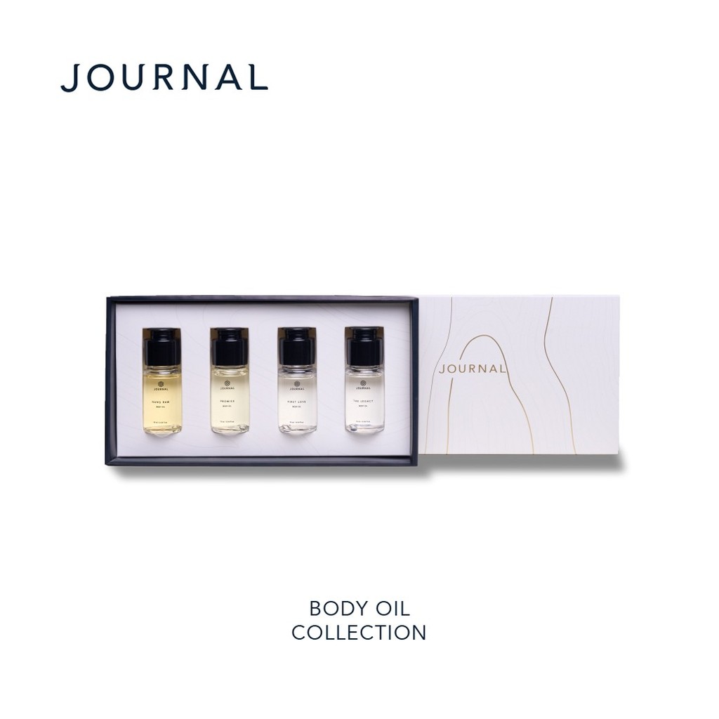 (New) Journal  Body  Oil  Collection รวมบอดี้ออยล์ 4 กลิ่น ขายดี ขนาด 10 ml.
