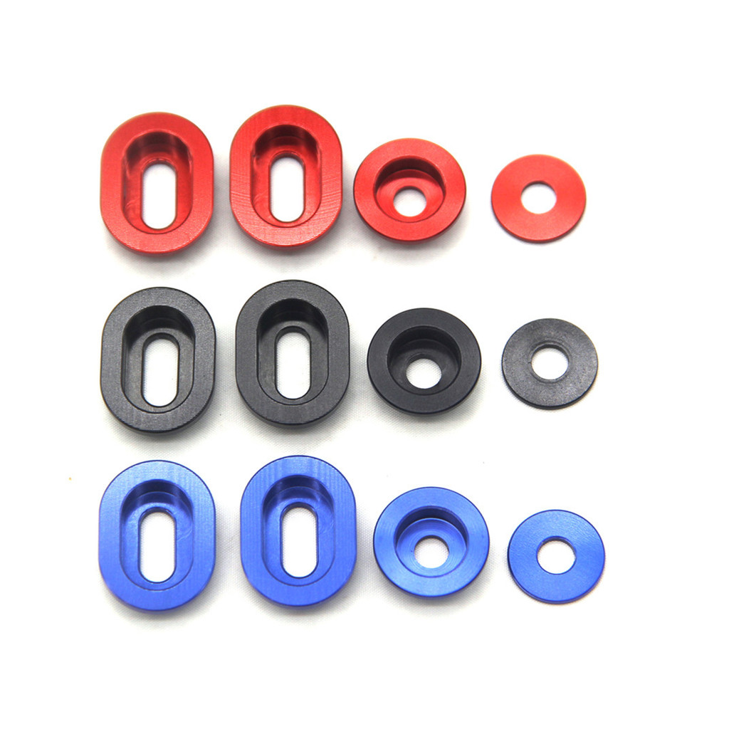 อุปกรณ์ตกแต่งรถจักรยานยนต์ออฟโรด CRF250L ตะเกียบแบนด้านหลังรถพ่วงยาง CNC อลูมิเนียมอัลลอยด์สกรูปะเก็