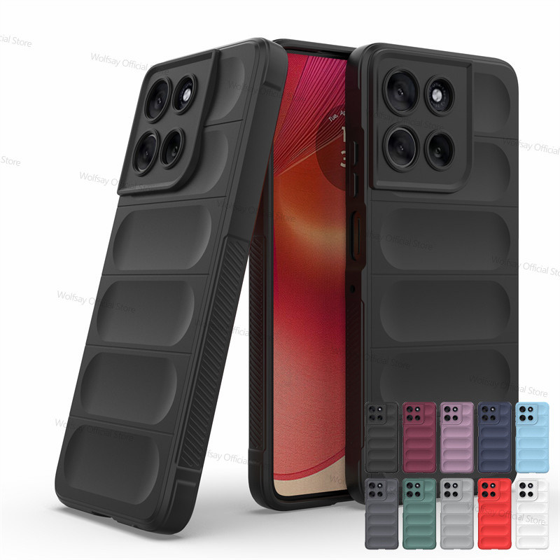 สําหรับ Motorola Moto G56 กรณี Motorola Moto G56 ฝาครอบกันกระแทกป้องกันลายนิ้วมือป้องกัน TPU โทรศัพท