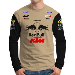 เสื้อยืดแขนยาวผู้ชาย สำหรับแฟนมอเตอร์ไซค์และ MotoGP