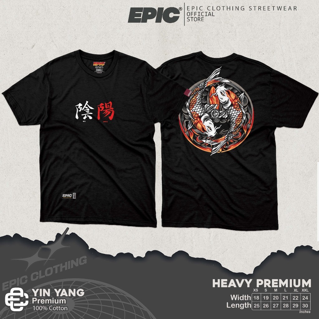 Yin Yang Tshirt เสื้อไมโครไฟเบอร์