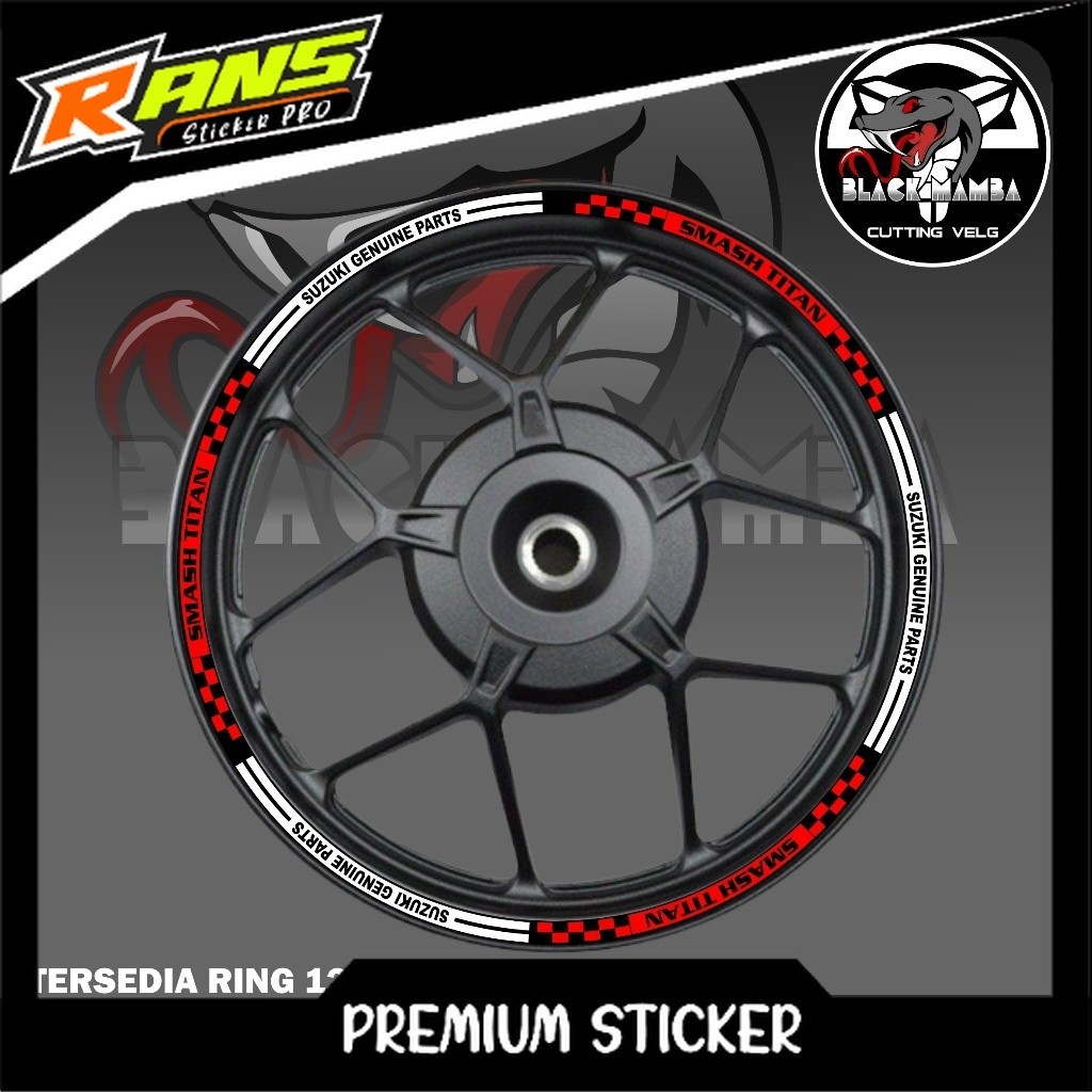SMASH RIM STICKER - SUZUKI SMASH A02 TIRE/VELG VARIATION LIST STICKER
