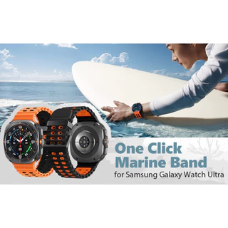 สําหรับ Samsung Galaxy นาฬิกา 8/8 classic/Ultra 47 มม.44 มม.40 มม.46 มม.เข็มขัด wristMarine กีฬาสร้อยข้อมือ correa Galaxy นาฬิกา 8 สาย