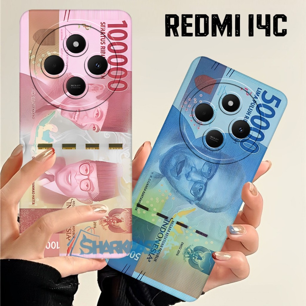 เคส HP [SC] REDMI 14C 4G 13C 9C 10C 9A A1 A2 A3 P*CO C40 C65 พร้อมเงินอินเทรนด์ใหม่ - เคส Redmi - เค