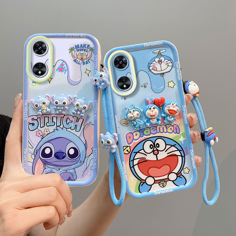 เคส Oppo A2X 5G/เคส Oppo A78 5G/A58 5Gที่สวยงาม 3Dตุ๊กตานุ่มเคสโทรศัพท์XXTYGZ3