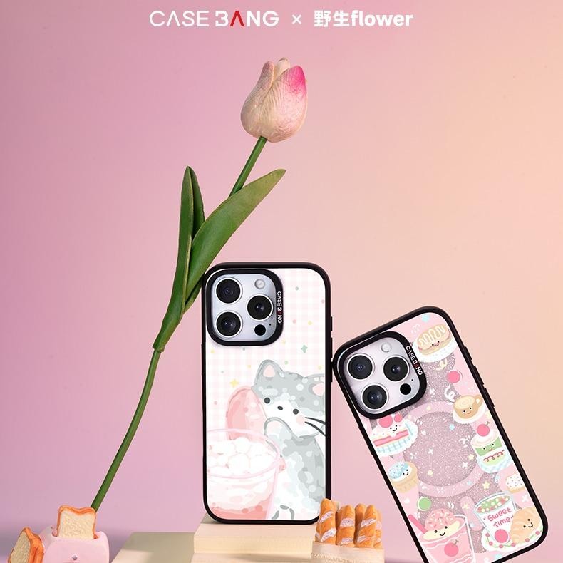 CASEBANG - Dessert Diary Series ImagiSnap Magnetic Case, Replacement Back, Military Drop Protection, เข้ากันได้กับ iPhone 13-17 / Samsung S24–S25 Ultra