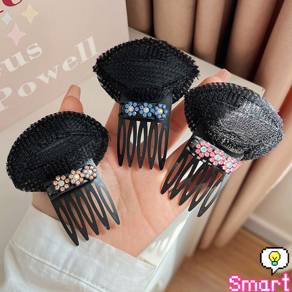 SMART【มีสินค้าในสต๊อก】 กิ๊บติดผมฟองน้ํา ประดับดอกไม้  เครื่องมือจัดแต่งทรงผมแต่งหน้า hair clip
