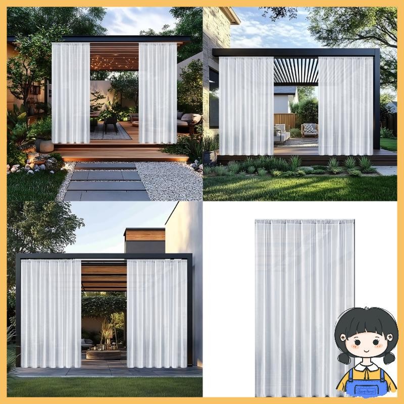 Bang Durable Sun light Resistance Window Curtain Screen สําหรับ Pergolas Instant Setups