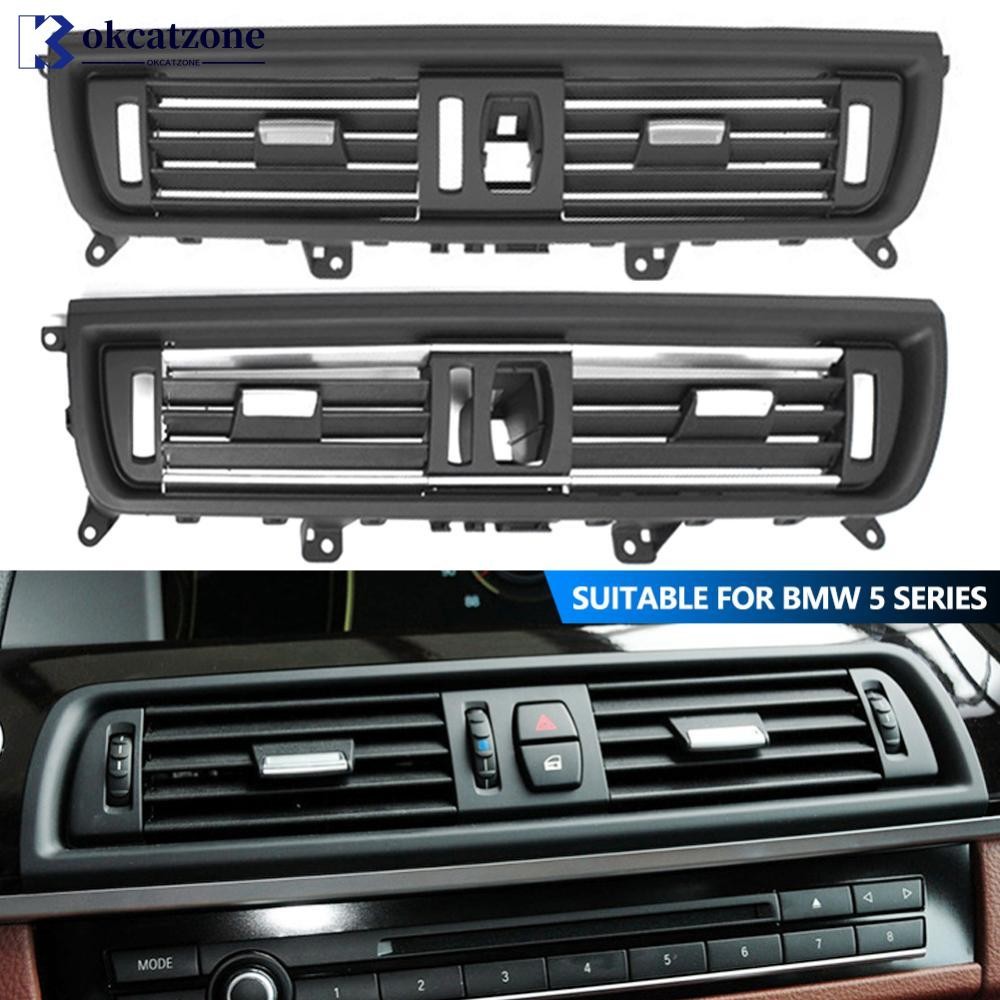 OKCATZONE รถคอนโซลกลาง Grill Dash AC Air Conditioner Vent ด้านหน้าสําหรับ BMW F10 F11 F18 520i 523i 
