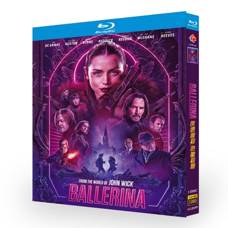 Blu-ray Disc American Film From the World of John Wick: Ballerina เวอร์ชั่นอย่างเป็นทางการ+ตามฉาก+อั