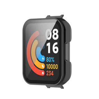 เคสพีซีแบบเต็มจอ 2-in-1 สำหรับนาฬิกา Redmi Watch 2 lite พร้อมฟิล์มกันรอยหน้าจอและเปลือกกันน้ำ