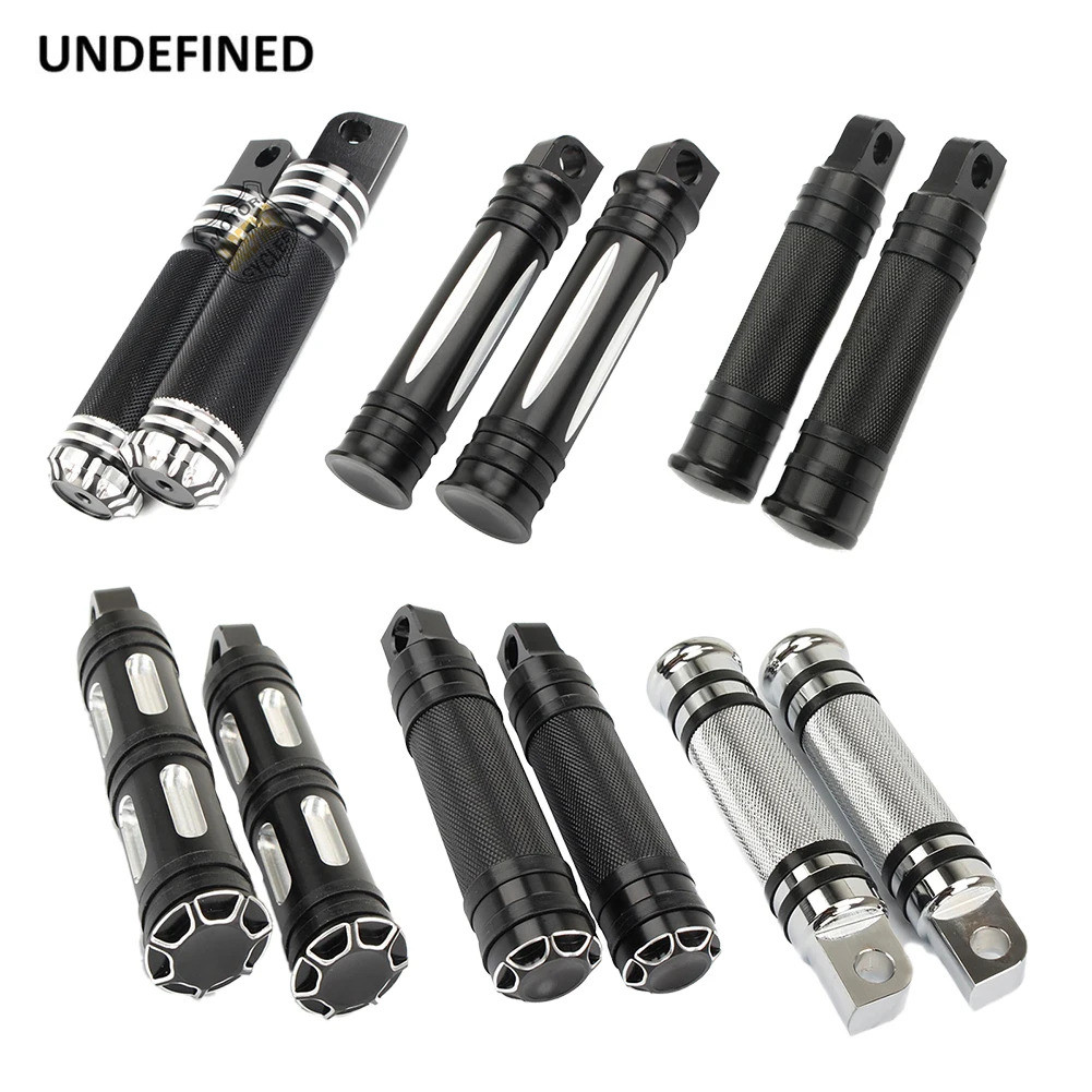 รถจักรยานยนต์ด้านหน้าด้านหลังเท้า Peg เท้าสําหรับ Harley Sportster 883 1200 XL Touring Road King Dyn