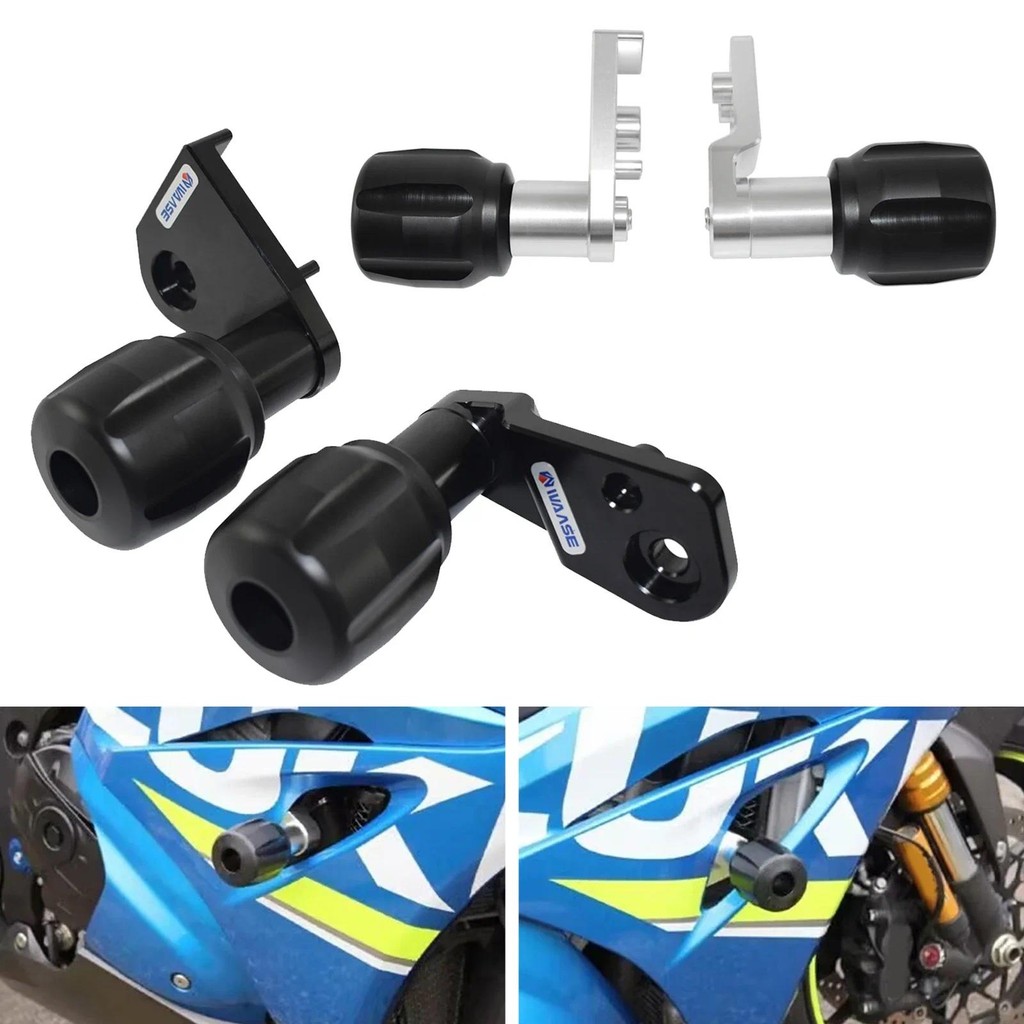 รถจักรยานยนต์กรอบ Sliders เครื่องยนต์ Guard Crash Pad Falling Protector สําหรับ SUZUKI GSXR GSX-R 10