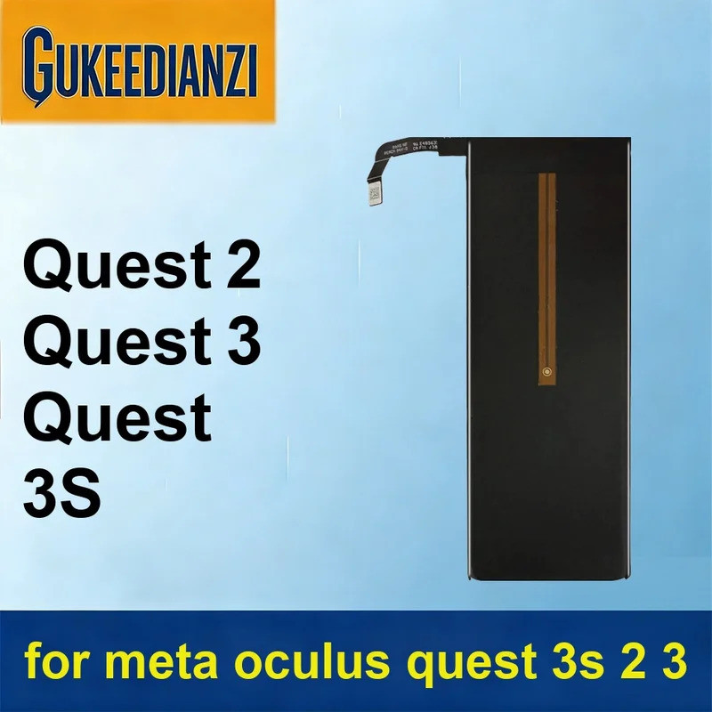 แบตเตอรี่เสถียร 3710-4960mAh สําหรับ Meta Oculus Quest 3S 2 3