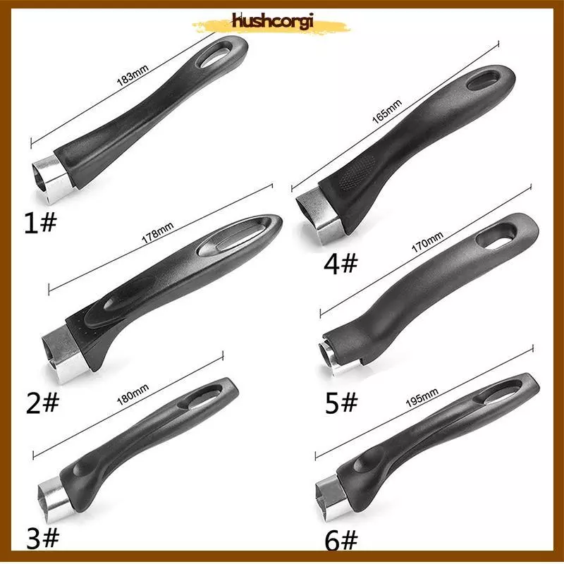 [hushcorgi] ด้ามจับหม้อในครัวเรือน Anti Scalding เปลี่ยน Bakelite Handle สําหรับหม้อเครื่องครัวสต็อกใหม่