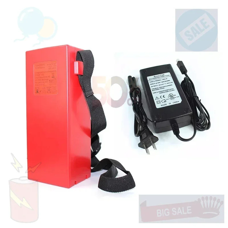 แบตเตอรี่ภายนอก GEB171 สําหรับ LC Total Station TPS100 TCA1800 TC2003 TPS100 TCA1800 TC2005, Charger
