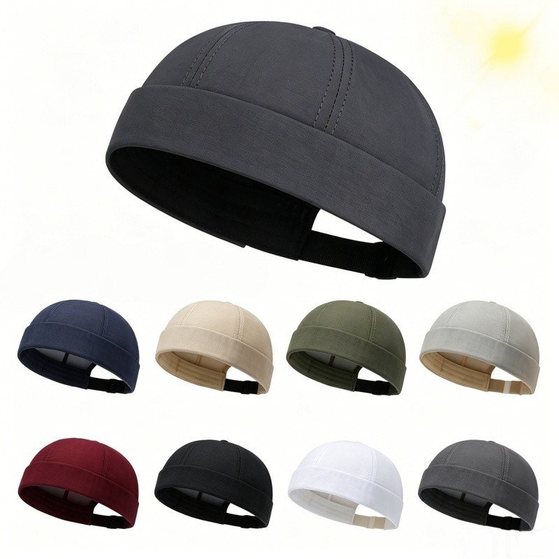 Hotcap จัดส่ง 💕หมวกทรงแตงโมสำหรับฤดูร้อน เนื้อบาง ระบายอากาศได้ดี และแห้งเร็ว