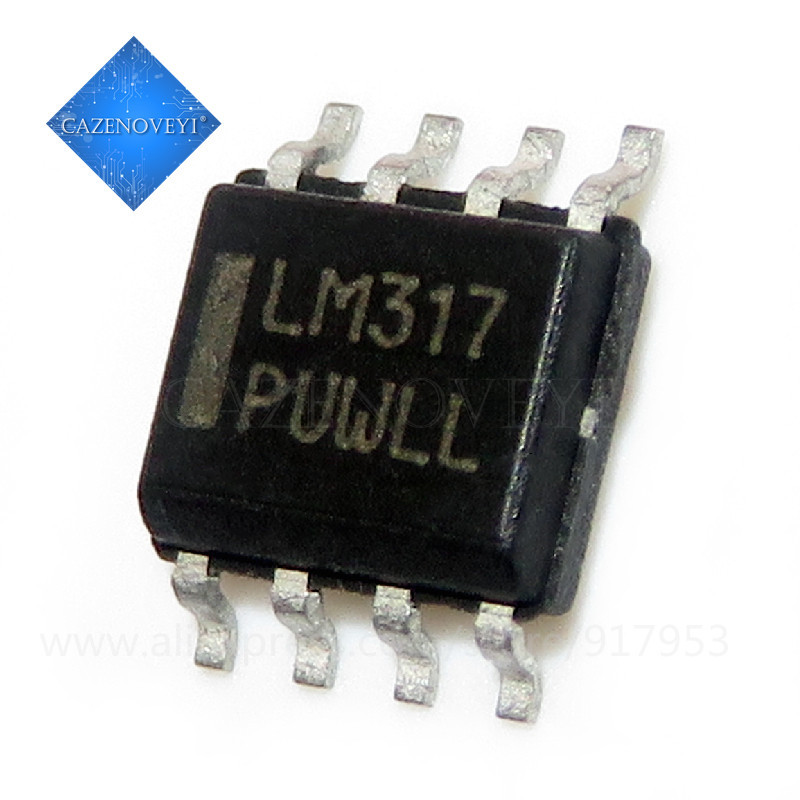 10 ชิ้น LM317LMX LM317LM LM317 LM317LDR2G LM317DR2G LM317DR SOP-8 ชิป