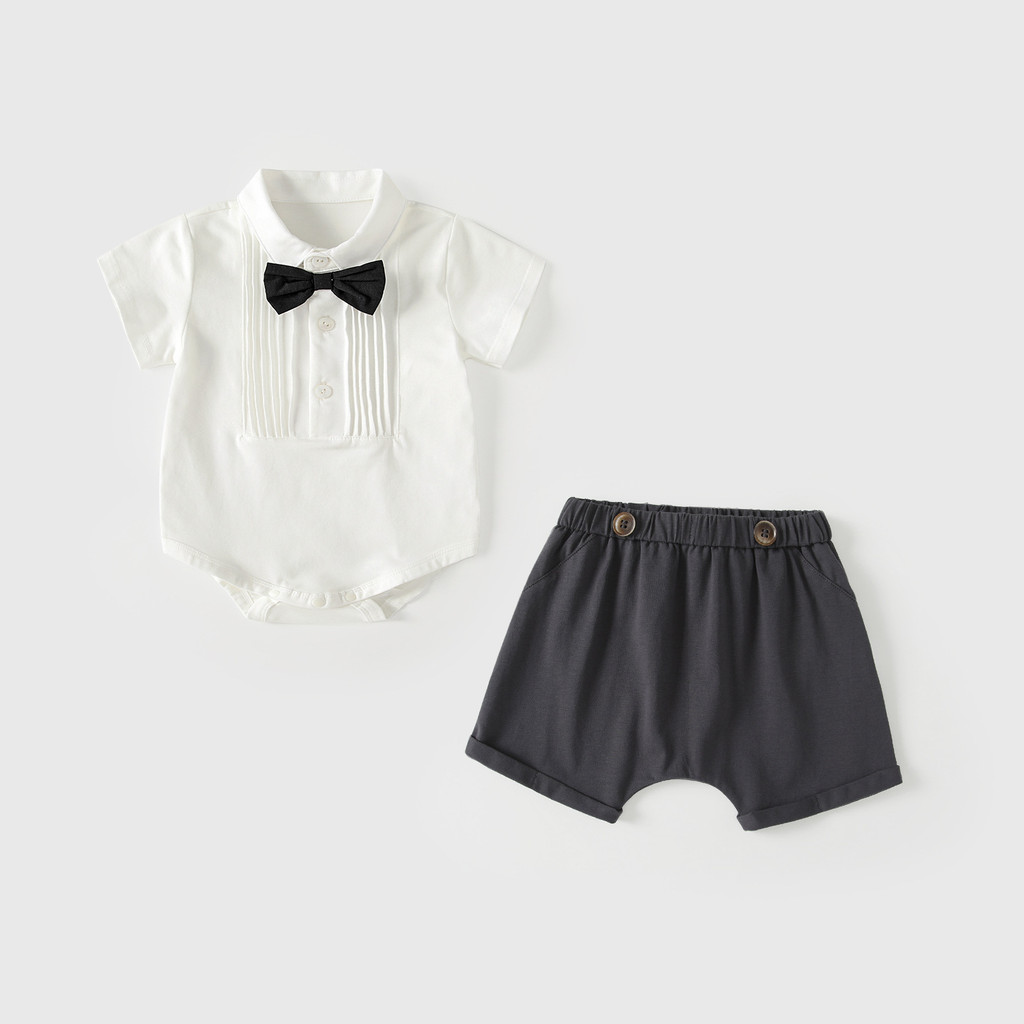 Baby One Year Old Romper หนึ่งปีชุดกางเกงขาสั้นชุด/6.14