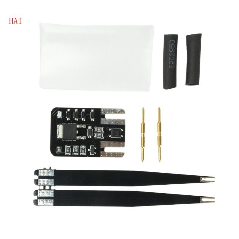 HAI Capacitor Discharge Probe DIY ชุดสีดํา 11 ซม.ปากกาทดสอบวงจรพร้อมตัวบ่งชี้ LED สําหรับบริการแหล่ง