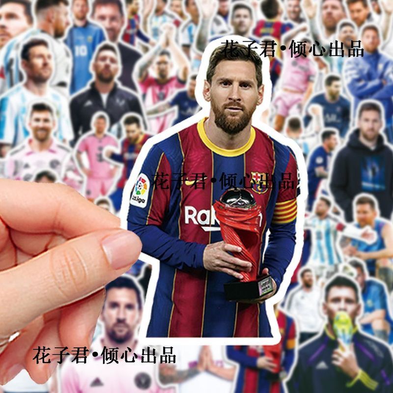 100 แผ่น Messi World Cup Football Star HD Merchanted สติกเกอร์แฟน ๆ สนับสนุนสติกเกอร์ต้องมี diy กันน