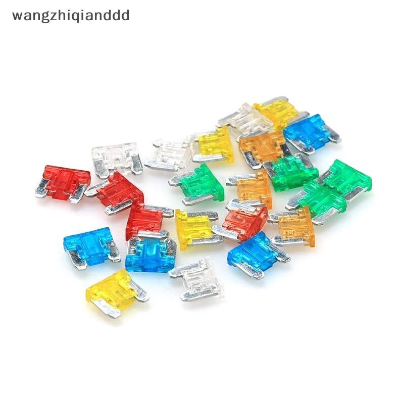 Hot 24pcs Auto Car Tru Motorcycle Fuses 5A 10A 15A 20A Mixed Sizes Low Profile Kit Micro Mini Fuse .