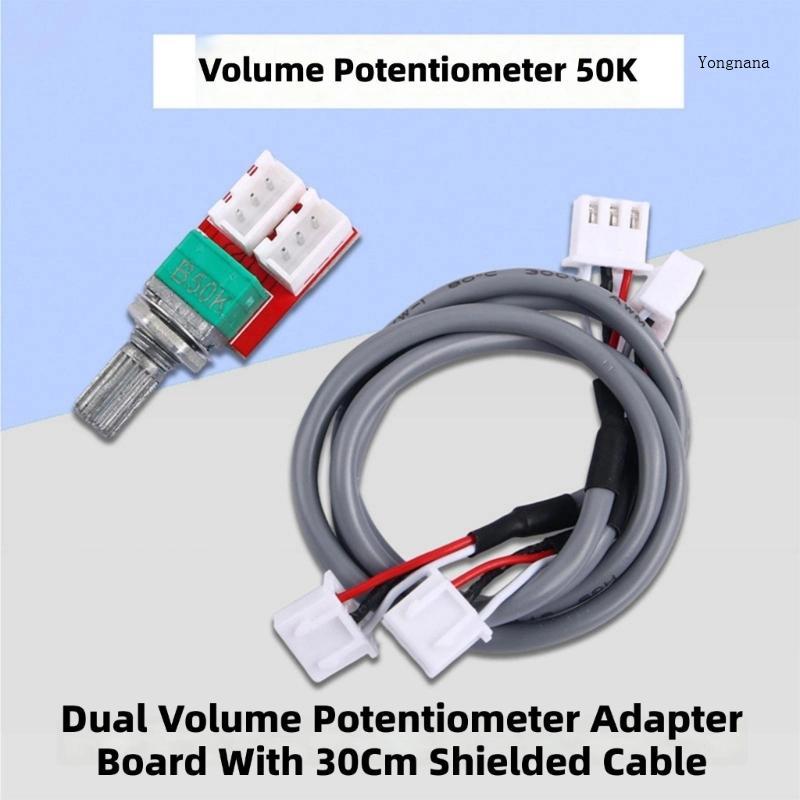 CH* Duplex 50K Volume Control Board Volume Potentiometer สําหรับโครงการดนตรี DIY