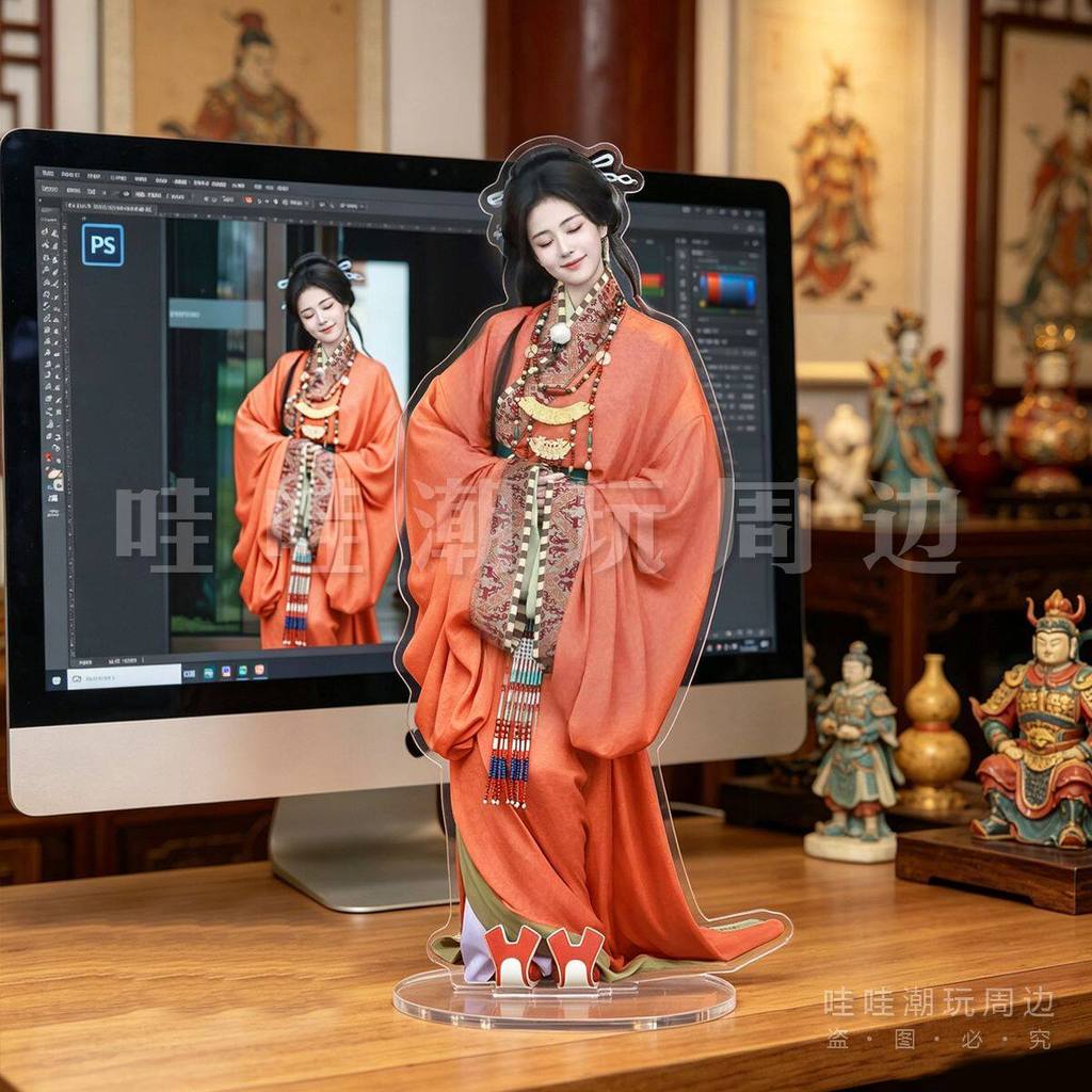 พลังซอสแนะนํากวางสีขาววิ่งผู้ชายกวางใหม่วิ่งผู้ชายใหม่ Reuters Warring States Robe จัดแต่งทรงผม Mo L