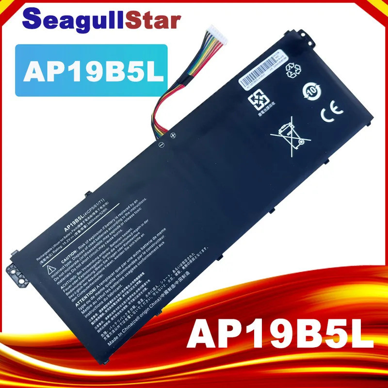 แบตเตอรี่แล็ปท็อป AP19B5L สําหรับ Acer Aspire 5 A515-43 A515-43G A515-52 A515-52G A515-55 Swift 3 SF