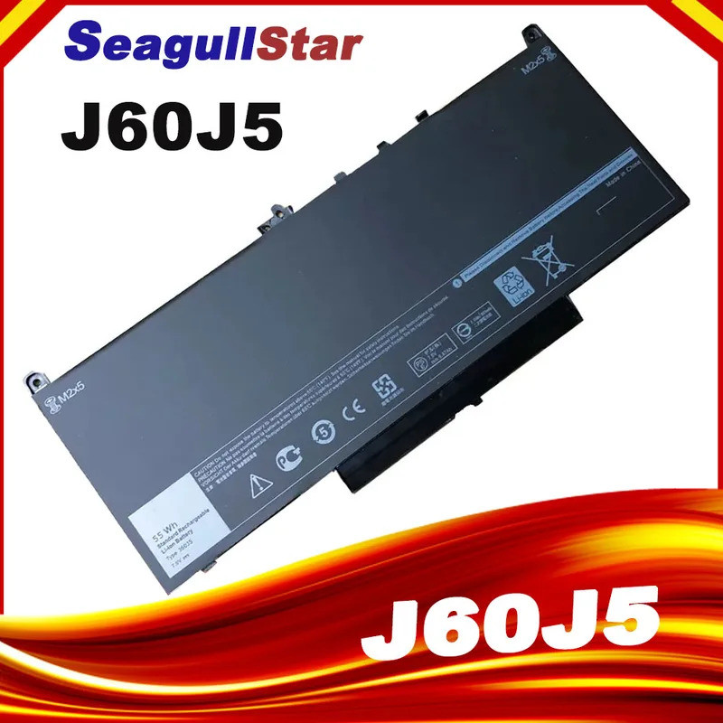 J60J5 แบตเตอรี่สําหรับ Dell Latitude E7270 E7470 Series MC34Y WYWJ2 4551-BBSX 242WD 0MC34Y GG4FM 1W2