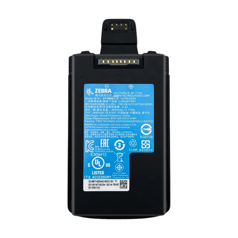 DMEYMIN แบตเตอรี่เดิม BT-000442C สําหรับ Zebra ET40 ET45 L10 ZQ520 ZQ521 ZQ620 ZQ630 PDA Barcode Sca