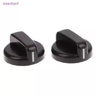 [InterfunT] 2 ชิ้น 8 มิลลิเมตรพลาสติกทั่วไปจับเตาแก๊สเปลี่ยนสวิตช์ควบคุมลูกบิดช่วงเตาอบลูกบิดสําหรับ Benchtop Burner