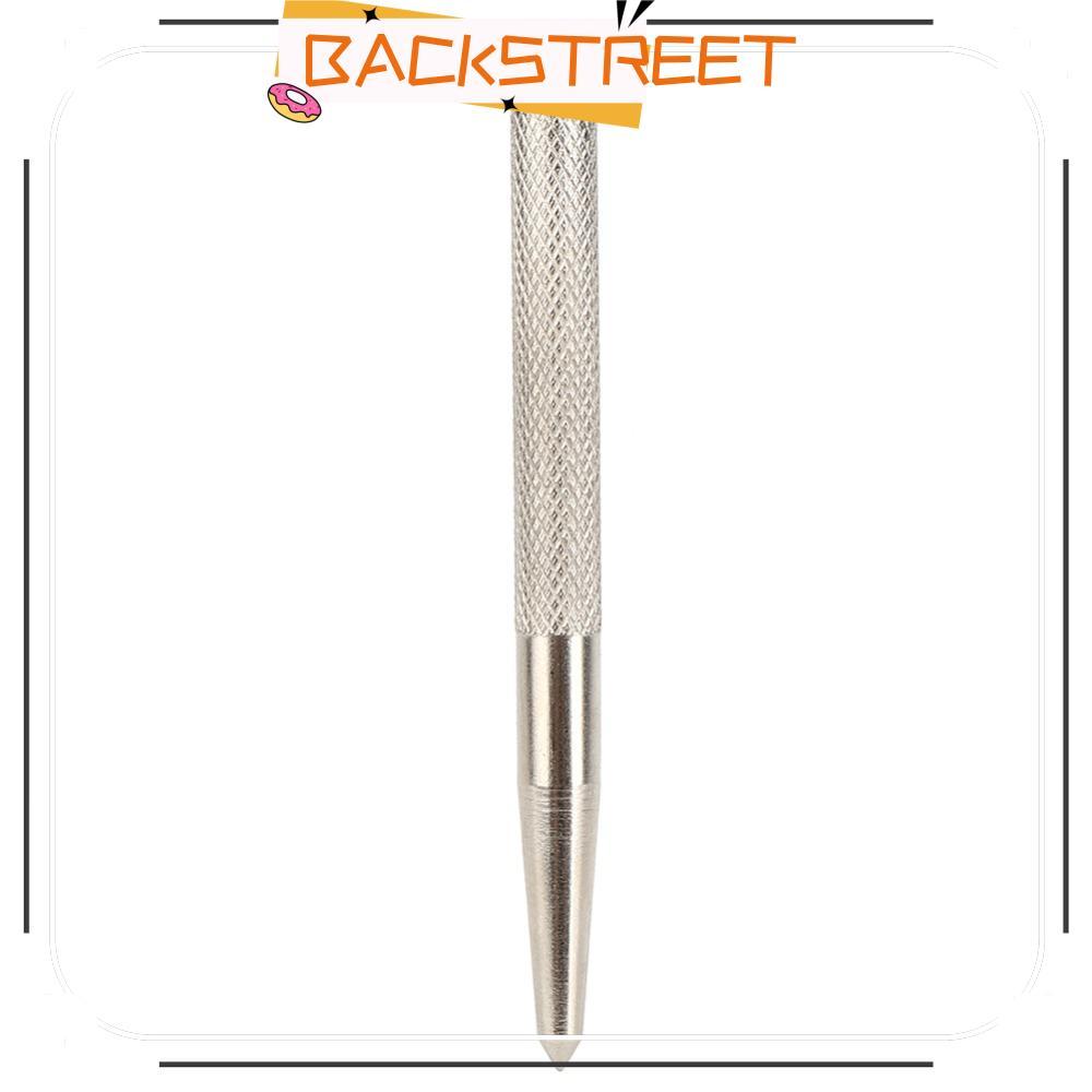 BACKSTAGE 2 ชิ้น Center Punch Set, Tapered Carbon Steel Positioning Center Punch, 4.3 นิ้วความแข็งสู