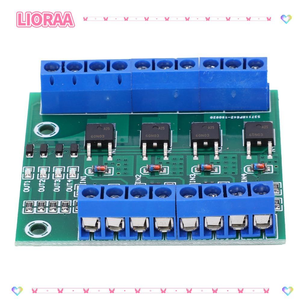 ลิโรร่า‌A Field Effect Tube Module, PWM 3-20V 4-Channel 4-Way MOS Tube Module, Electronic Circuit 0~