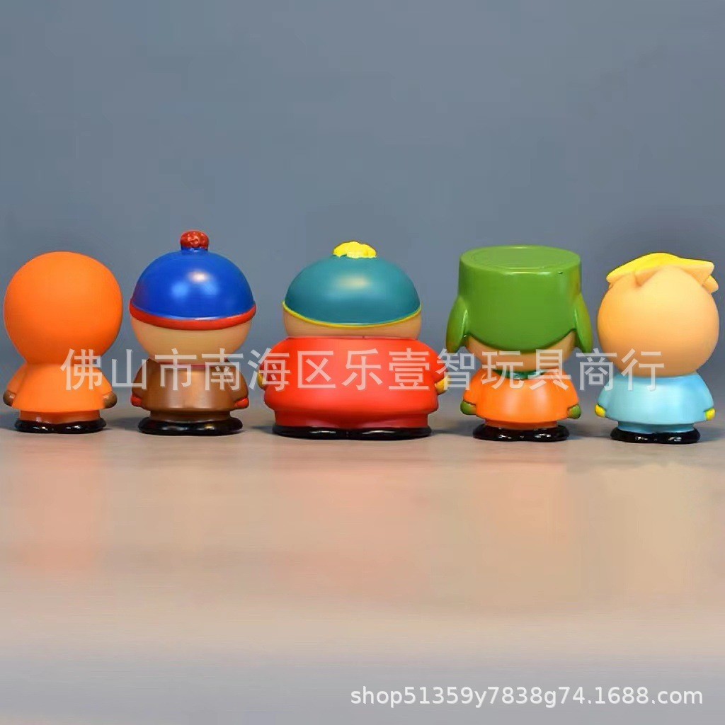 อุปทานโดยตรงจากโรงงาน ขายร้อน South Park Three Park Park Hand-Made ชุดตกแต่งตุ๊กตาของเล่นชุด
