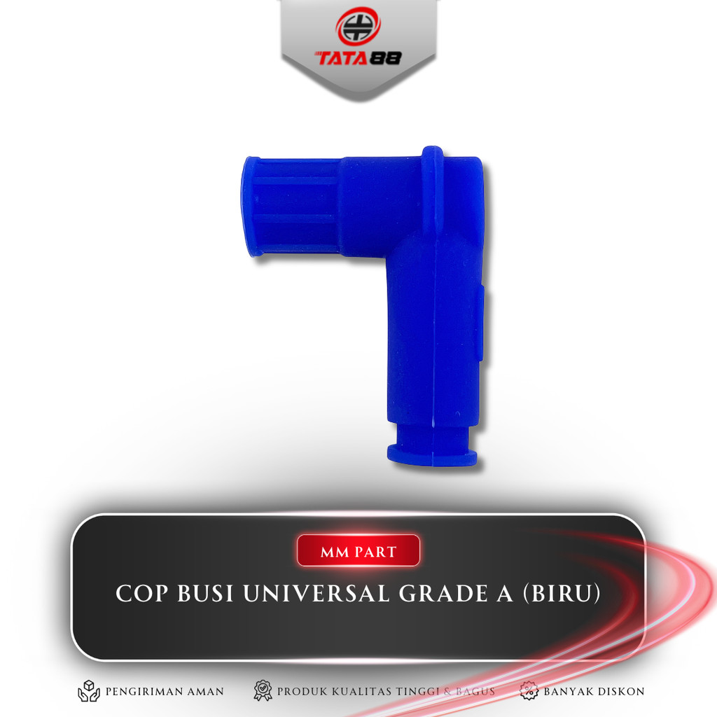 UNIVERSAL GRADE A BLUE SPARK PLUG CAP - UNIVERSAL COLOR WATERPROOF SPARK CAP สําหรับ AUTOMATIC SPORT