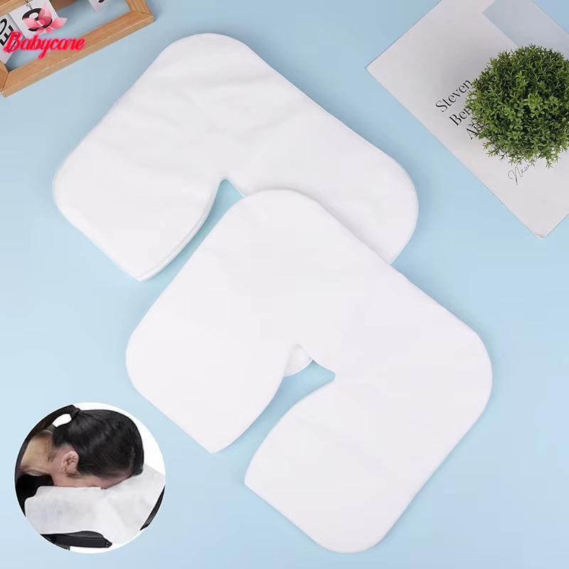 <BYCE-t> ไมโครไฟเบอร์หัว Pad ผ้าขนหนู U-Shaped Facial หมอนครอบคลุม Thiened เบาะรองศีรษะ Facial Care Beauty SPA อุปกรณ์นวด