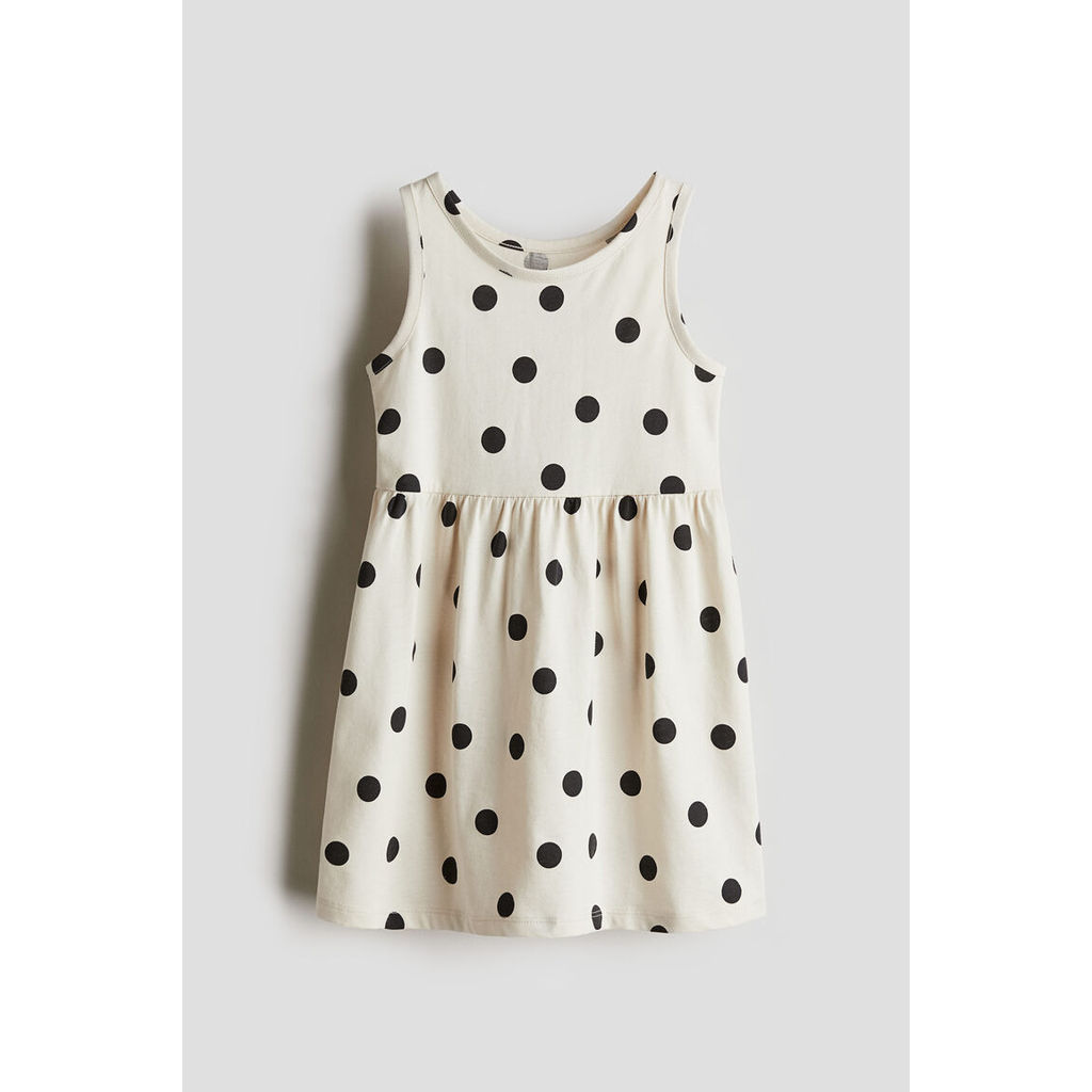 H&M(เอชแอนด์เอ็ม) เดรสผ้าฝ้ายพิมพ์ลาย เด็กหญิง 1348478_1