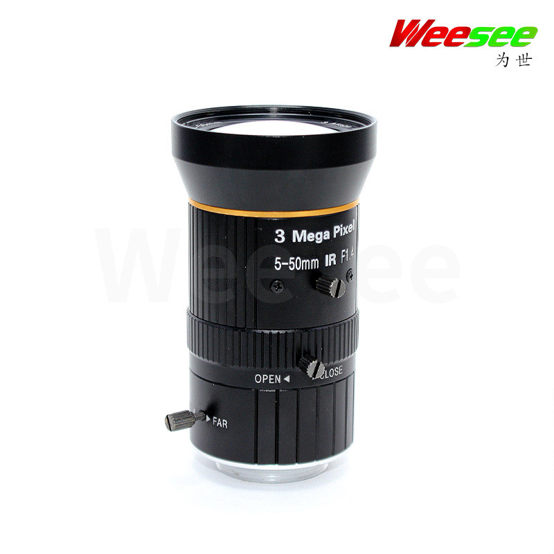 Manual aperture zoom lens 5-50mm 3MP HD network 3million security camera lens