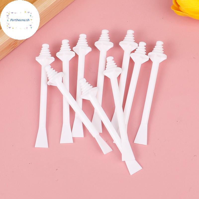 FOT 10 ชิ้น Nose Wax Wax Sti พลาสติกกําจัดขนแบบใช้แล้วทิ้ง smearing Sti TH