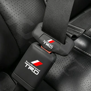 Toyota Car Seat Belt Buckle Protector Cover Soft Silicone Anti-Collision Case Car Seat Belt Plug Cover For Vios Raize Wigo Rush Veloz Yaris Cross Innova Avanza Fortuner TRD GR