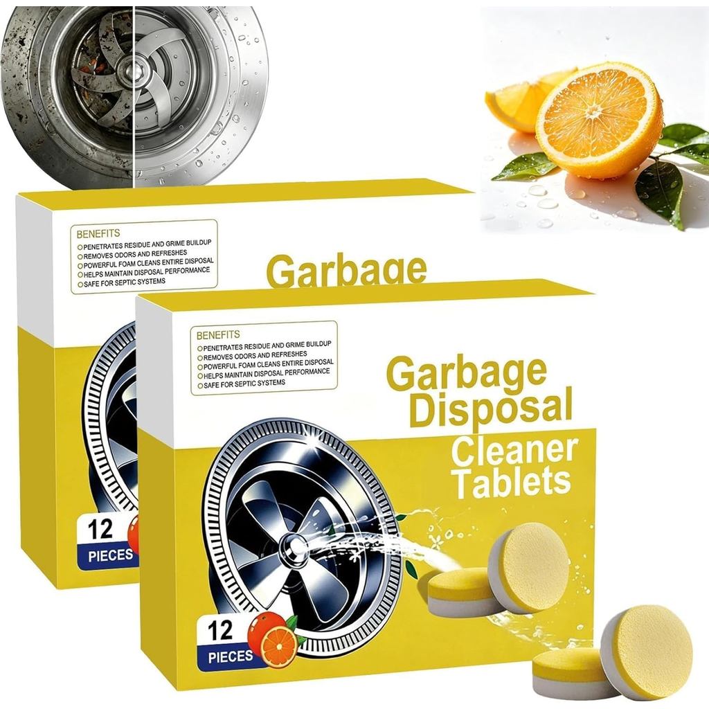 ขยะDisposalCleanerTablets,ที่มีประสิทธิภาพDisposalGarbageDisposalCleaner,RemovesGreaseandBuildup,Fre