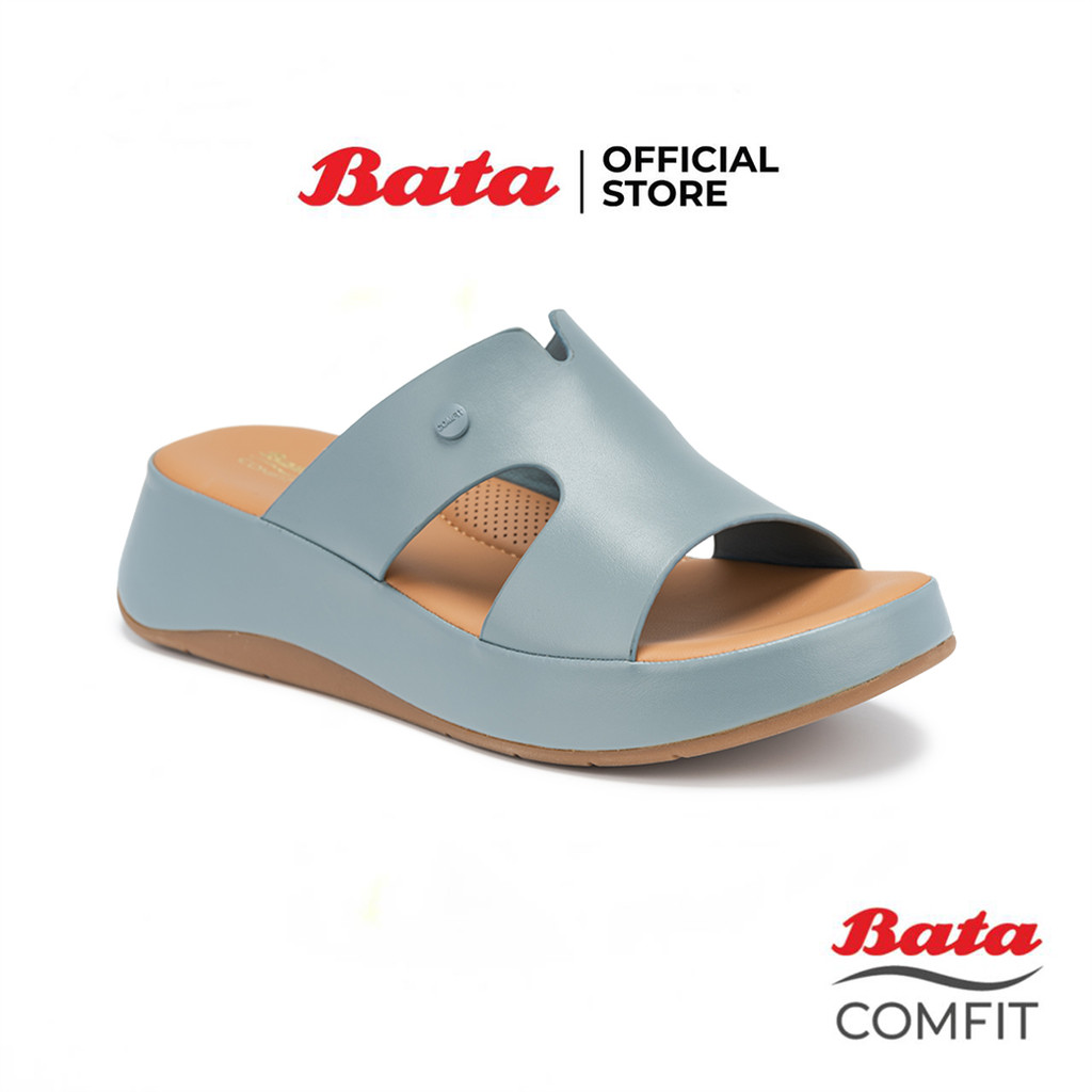 Bata บาจา Comfit รองเท้าแตะเพื่อสุขภาพ แบบสวม สำหรับผู้หญิง รุ่น CHAYO สีน้ำเงิน 6019237 สีชมพู 6015237