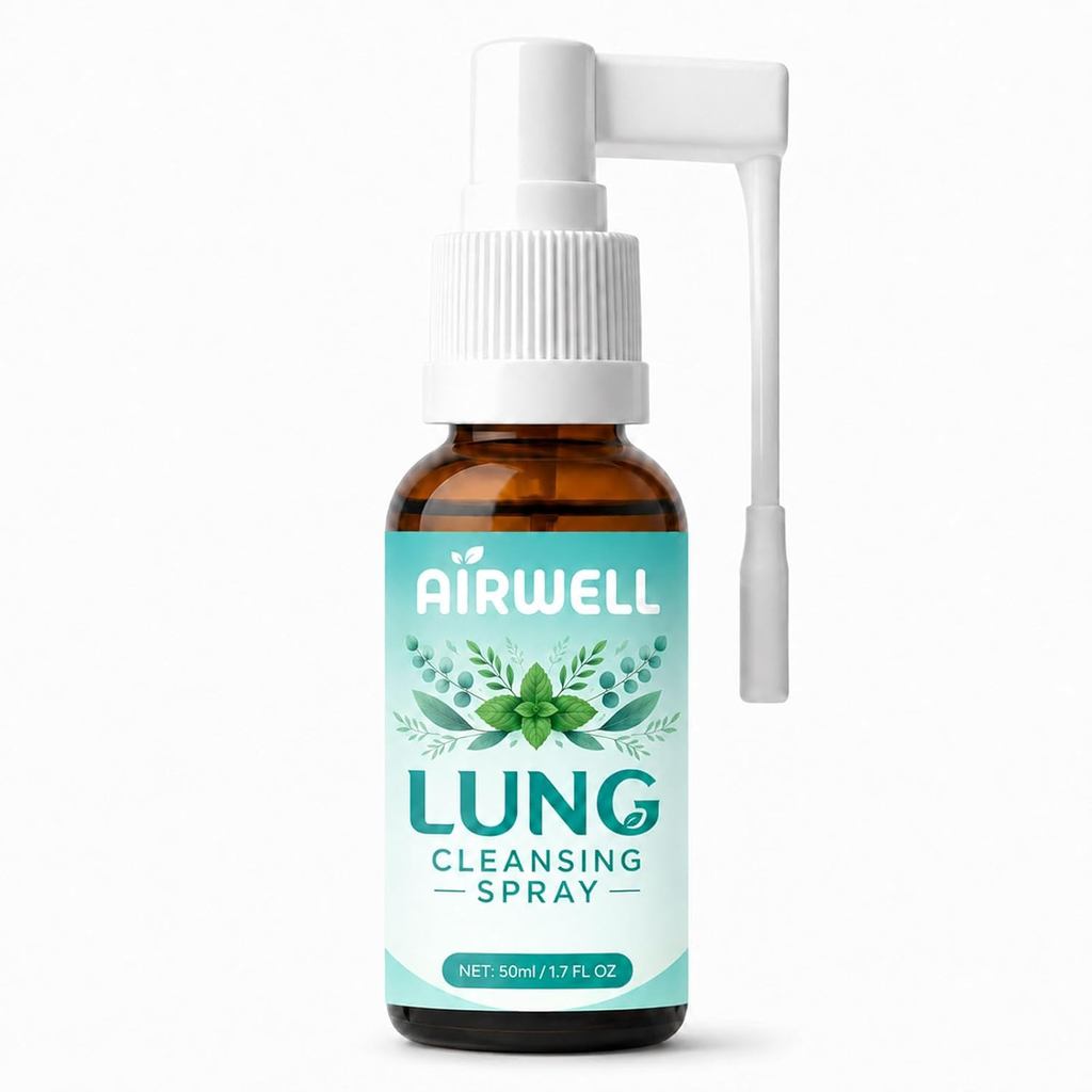 สเปรย์ปอด Airwell สเปรย์เพื่อสุขภาพทุกวันจากพืช เหมาะสําหรับบ้าน ทํางานหรือท่องเที่ยวรูปแบบสเปรย์ของ