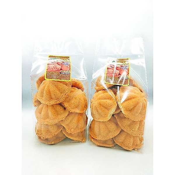 ขนมไข่กรอบนอกนุ่มในแพ็ค10ชิ้น×2ถุง