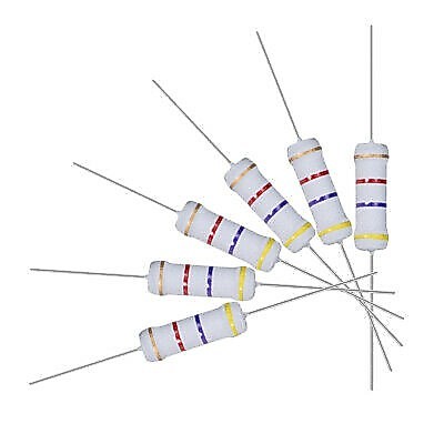RXF 2วัตต์ ฟิวส์ต้านทาน (2ตัว) 2W ±5% 1kΩ-2MΩ Fusible Resistor, Metal Oxide Film Fixed Resister ตัวต้านทาน ทนร้อน